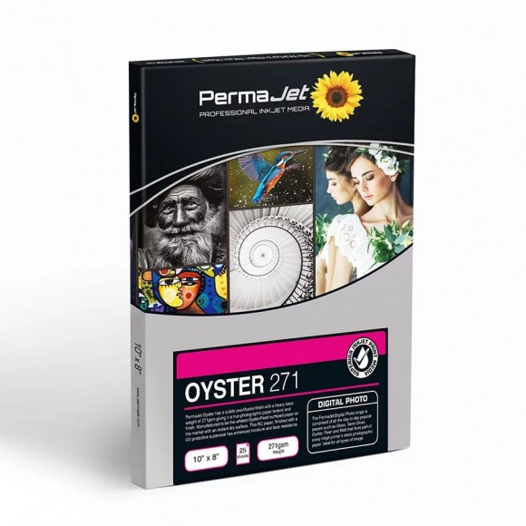 PermaJet Oyster 271gsm 10 x 8 Inch Inkjet Paper 100 Sheets PJ50908